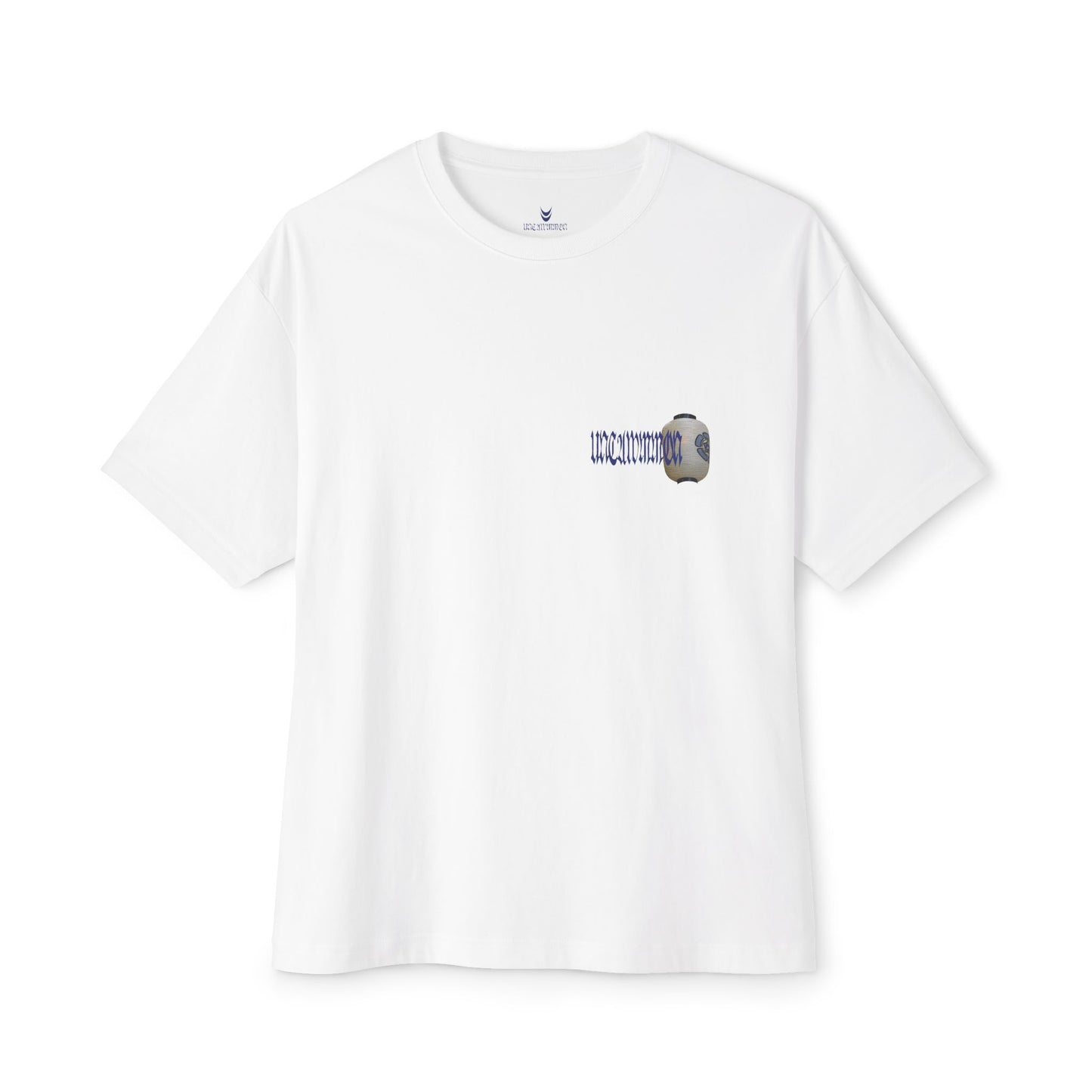 Lamp Oversized Boxy White Tee