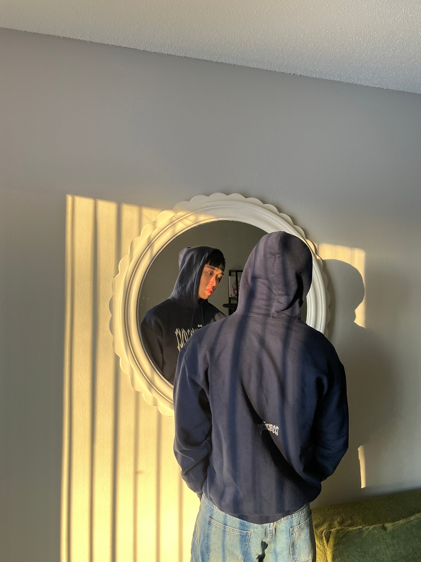 SHWARZKOPF NAVY HOODIE
