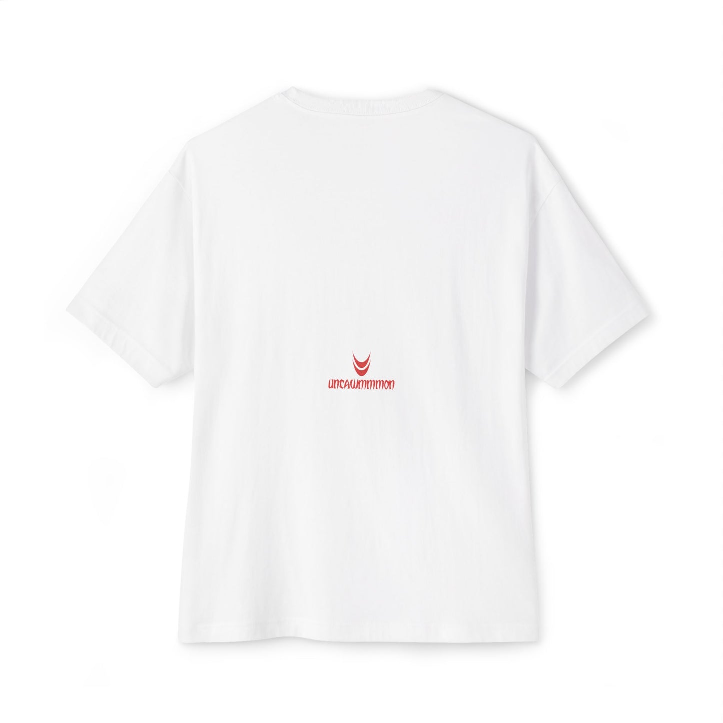 LUCKY CAT WHITE OVERSIZED BOXY WHITE TEE