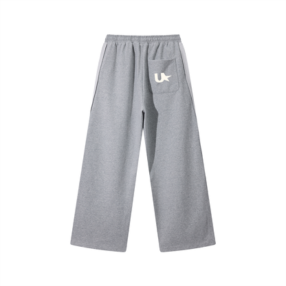 U-Star Striped Baggy Sweats