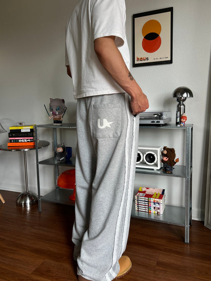 U-Star Striped Baggy Sweats